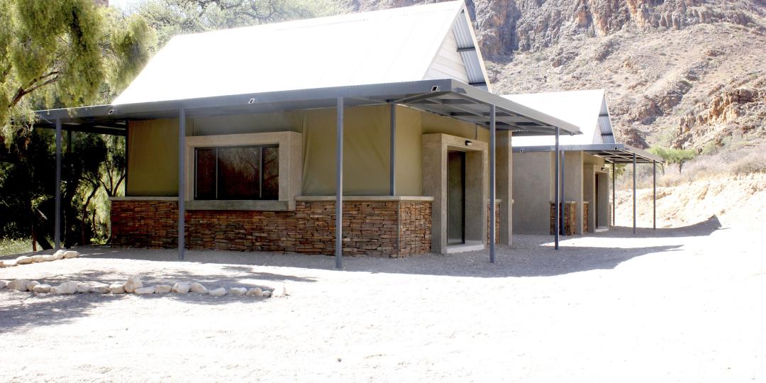 The newly opened Naukluft Campsite is situated in the Namib-Naukluft National Park.