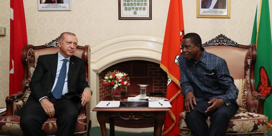 Turkey’s President Recep Tayyip Erdoğan met with Zambia’s President Edgar Lungu over the weekend to sign economic agreements.