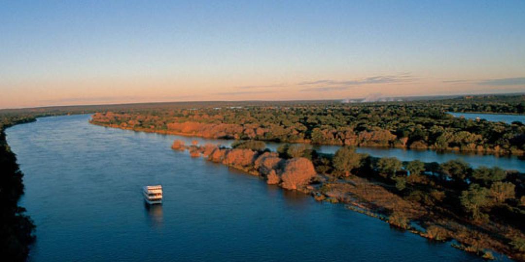 New 32-passenger cruise boat takes passengers up the Zambezi River.
