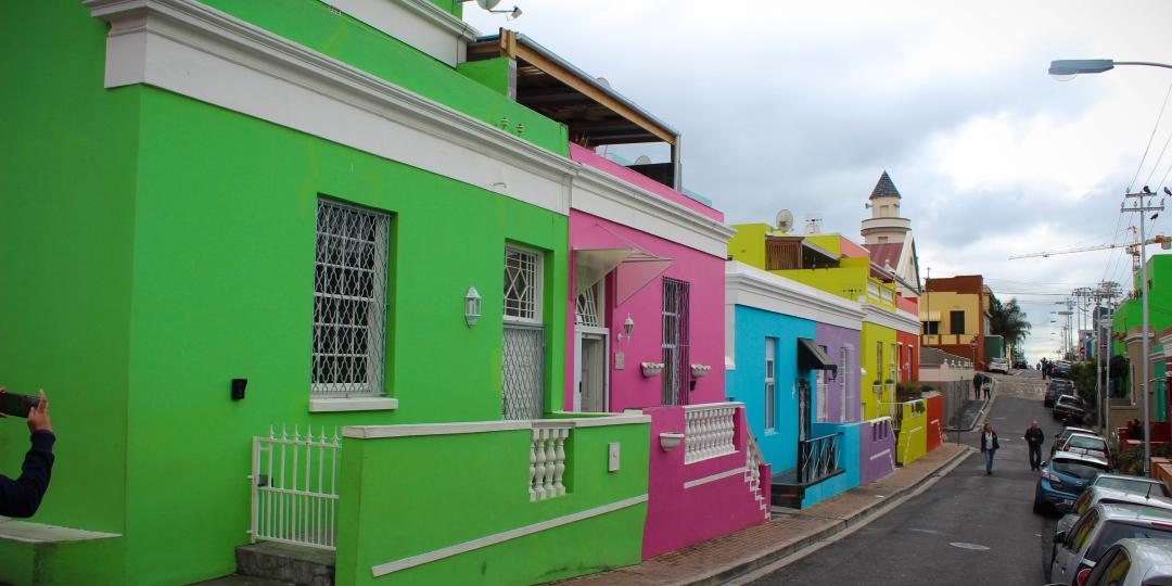 Colourful houses in the Bo-Kaap can be seen on virtual tours