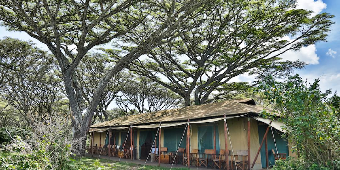 Lemala Ngorongoro tented camp where recently flooring made of 100% recycled plastic was installed.