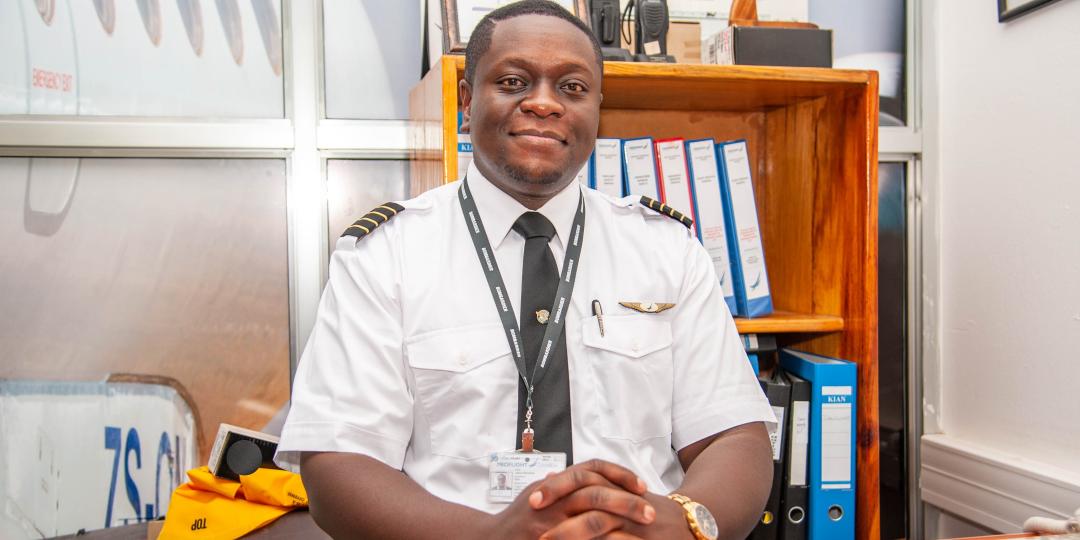 Director of Flight Operations for Proflight Zambia, Josias Walubita.