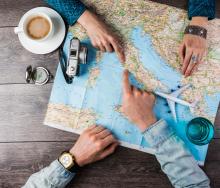 59% of travellers begin researching their next trip between one and three months before departure