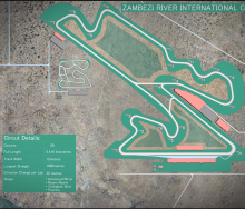 Zambezi track site layout.