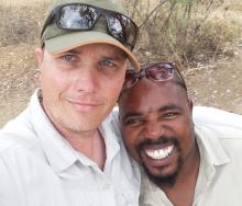 Henroux Jansen Van Rensburg (left), and Rufus Mashaole (right), both freelance tourist guides based in Mpumalanga